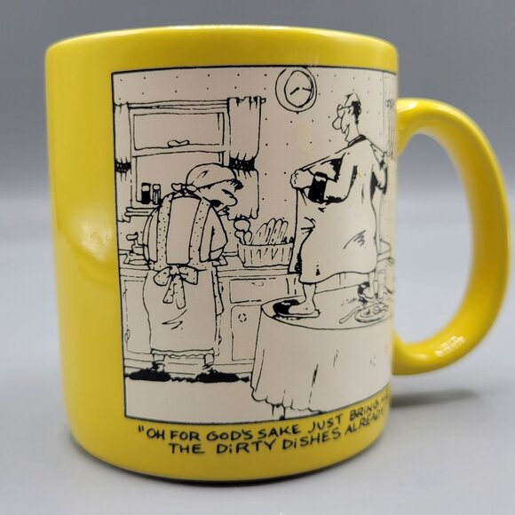 Carlton Cards Gillmania Cartoon Coffee Mug Naughty Comic Strip Dirty Dishes - Picture 7 of 11